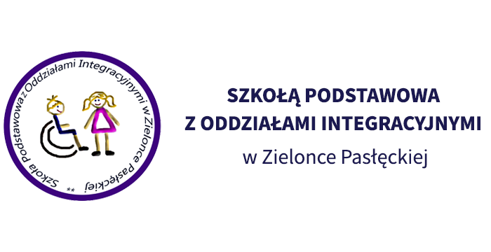 logo Szkoły Podstawowej z Oddziałami Integracyjnymi w Zielonce Pasłęckiej